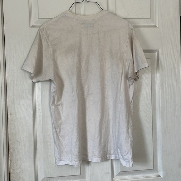 Teddy Fresh merch white crew neck teddy t shirt short sleeve sz S cotton stained - Picture 2 of 16